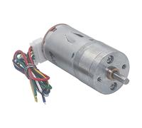 Accessoires de bricolage modle Science 12v Dc Rc Car Mini electronic starter, Modèle de moteur électrique, Motoréducteur JGA25-370, 50 × 24mm, for Robot, Camera Rocker, Pompes Robot (Color : 12v, Si