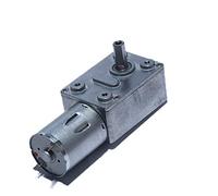 Accessoires de bricolage Moteur à courant continu DC 6 V Moteur de réduction, for équipement intelligent, hotte de gamme Nesting Machine, moteur à engrenage à vis sans fin turbo à couple élevé, pièces