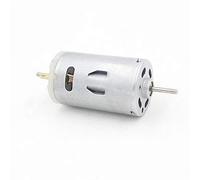 Accessoires de bricolage Moteur à courant continu Petit moteur à balais de charbon RS-395, modèle de voiture de bricolage à double trou de refroidissement à double arbre, 27,5 mm * 51,5 mm, pièces de