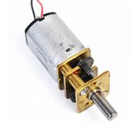 Accessoires de bricolage Moteur à engrenages N20 Motoréducteur, DC3V 3.7V 5V 6V DC Réducteur de vitesse miniature tout métal à vitesse lente, roue à boule disco Mini moteur de robot Accessoires électr