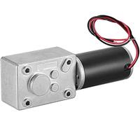 Accessoires de bricolage Moteur réducteur de boîte de vitesses, 12 V 24 V 5R-470R, moteur à engrenage à vis sans fin à turbine à couple élevé 24 V, support de moteur tubulaire CW/CCW, support de moteu