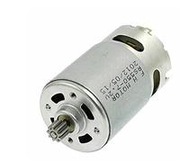 Accessoires de bricolage Moteur sans fil Perceuse visseuse RS550 Moteur, engrenage 3 mm arbre, 12 dents 9 dents, 7,2 V 9,6 V 10,8 V 12 V 14,4 V 16,8 V 18 V 21 25 V muet grand couple moteur : 16,8 V 12