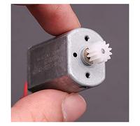 Accessoires de bricolage Petit démarreur électronique électrique 130 Petit démarreur électronique DC 3V-5V Brosse en métal précieux Micro démarreur électronique à quatre roues 130SH + Gear for le bric