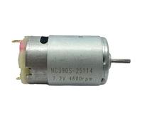 Accessoires de bricolage Petit moteur 390 Moteur à courant continu 12 V, moteur d'avion 390, moteurs Moteur à courant continu à balai de charbon à axe long 7,2 volts 4600 tr/min Arbre nervuré Couple é