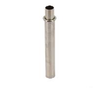 Accessoires de bricolage pour canne à pêche - Viroles en laiton - Tube de connexion de rechange pour canne à pêche - Kit de réparation - Argent (12.5#)