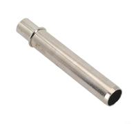 Accessoires de bricolage pour canne à pêche - Viroles en laiton - Tube de connexion de rechange pour canne à pêche - Kit de réparation - Argent (9.5#)