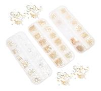 Accessoires de Bricolage Résine de Remplissage Alliage Époxy, 3 Boîtes | Bijoux en Résine et Loisirs Créatifs, Coffret de 3 Boîtes, Fournitures Alliage pour Scrapbooking