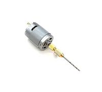 Accessoires de bricolage Roues de moteur Mini moteur 380 CC, moteur électrique brossé 6 V-12 V, moteur de perceuse à main facile à faire soi-même, moteur 380 et perceuse hélicoïdale Ride Hobby Moteurs