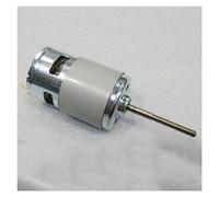 Accessoires de bricolage Torque Power Table Scie Moteur DIY Jouet Moteur Petit Tour Moteur 6-24V Double Roulement À Billes 775 Dc Moteur Long Arbre Puissance Roue Mise À Niveau Outils De Tour (Color