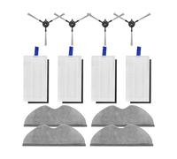 Accessoires De Brosse Latérale, De Filtre Et De Chiffon De Nettoyage, Compatibles Avec Les Pièces De Rechange Xiaomi Roborock E5 / C108