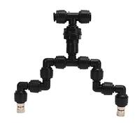 Accessoires de Brumisation pour Terrariums de Reptiles Arroseur de Brume pour Reptiles Tête D'habitat à Double Tortue Rotation à 360 Degrés Buse de Pulvérisation pour Boîte