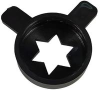 Accessoires de buse de machine à crème glacée, bouchon de crème glacée à modeler, bouchon de modélisation en étoile de machine à crème glacée molle, pièce de rechange, accessoire de rechange for couve