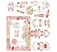 Accessoires de Cabine Photo et Ensemble de Cadres pour capturer des Moments spéciaux, décoration d ' arrière-Plan drôle pour Selfie, Accessoires de Cabine Photo, Fournitures de fête