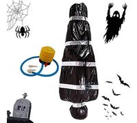 Accessoires de cadavre d'Halloween - Décoration de cadavre réaliste de taille complète, accessoires d'Halloween effrayants comme la vie | Parfait pour l'affichage de maison hantée, décoration de fête,