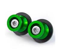 Accessoires de cadres de sports motorisés pour moto, compatibles avec Ninja ZX6R ZX636 250SL 400 650 1000SX Bobines de bras oscillant arrière de moto (8 mm, vert)