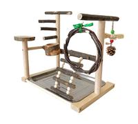 Accessoires de cage à oiseaux, aire de jeux pour oiseaux, aire de jeux pour perroquets, aire de jeux pour oiseaux, durable et stable, pour rester en bonne santé physique et mentale