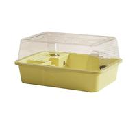 ＡＷＨＡＯ Accessoires de Cage Transparent pour Hamster, Ventilation de l'habitat, Fournitures pour Animaux de Compagnie pour gerbilles, Lapins, cochons d'Inde, Jaune