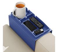 Accessoires de canapé porte-gobelet - Plateau TV avec boîte de rangement, fonction de positionnement sécurisée, meuble de salon à longue queue | Porte-gobelet d'alignement du siège pour ranger Get