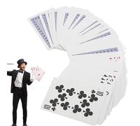 Accessoires de cartes à jouer - Cartes d'outils d'accessoires magiques uniques | Magic Show Back to Know The Cards Cadeau d'anniversaire et de Noël idéal pour les magiciens novices et professionnels