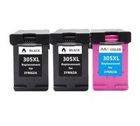 Accessoires de cartouche d'imprimante 305/305XL compatibles avec HP DeskJet 2700, 2710, 2721, 2722, 4120, 4110, 4130, 1210, 6010(2BK 1C)
