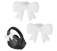 Accessoires de casque - 3D en forme de nœud en silicone pour cosplay | Jolies décorations d'écouteurs | pour étudier, travailler, voyage, déplacement, fête en streaming