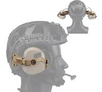 Accessoires De Casque D'adaptateur De Rail Arc, Rails Latéraux OPS-Core, Support De Casque À Montage Latéral, pour Casques Tactiques Earmor et AQzxdc,Tan