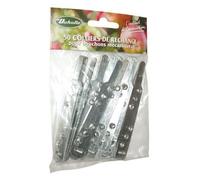 Accessoires de cave - DUHALLE - Colliers pour bouchons mécaniques - 50 pièces - Métal souple - Réutilisables