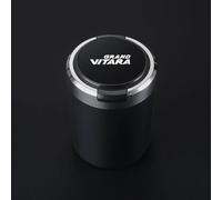 Accessoires De Cendrier De Voiture Led En Acier Inoxydable Et Plastique,Bouton Ouvert,Pour Suzuki Grand Vitara - Type Black #D