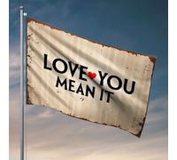 Accessoires de chambre cool pour adolescents et garçons « Love You Mean It » - Cadeau amusant pour patron - Décoration de bar de sport (30 x 45 cm)