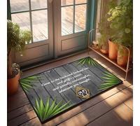 Accessoires de chambre cool pour adolescents garçons Backyard Bar Bash : A Night Of Wine, Laughter, And Fun ! Paillasson d'extérieur en forme de pattes de patte Cadeau pour la décoration de la maison