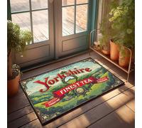 Accessoires de chambre cool pour adolescents garçons Yorkshire's Finest Tea : A Taste Of Nature'S Elegance Paillasson d'extérieur en forme de patte Cadeau pour la décoration de la maison (65 x 90 cm)