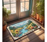 Accessoires de chambre pour adolescents garçons Mount Hood : Nature'S Majesty In New Zealand Paillasson drôle décoration de maison camping-car (50 x 80 cm)