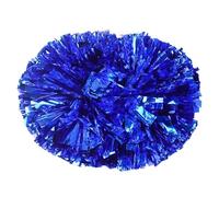 Accessoires de Cheerleading : balles colorées, Pompons de Pom-Pom Girl, lot 10 Multicolores, 30-38 cm(Blue)