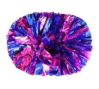 Accessoires de Cheerleading : balles colorées, Pompons de Pom-Pom Girl, lot 10 Multicolores, 30-38 cm(Rose Mixed Blue)