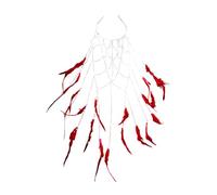 Accessoires de cheveux à plumes élégants pour femme - Chaîne de tête élégante - Accessoire de mariage fait à la main - Pour fête musicale