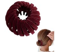Accessoires De Cheveux Cadeau De Noël - Essais De Style De Dents À Trois Fils Pour La Création De Cheveux De Queue De Cheval | Flexino Invisible Sans Pli, Accessoire Pour Cheveux Non Slip P