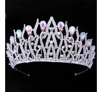 Accessoires De Cheveux De Mariage En Cristal Pour Femme - Diadème Et Couronnes De Mariée En Strass, Bijoux De Princesse