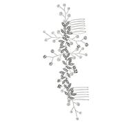 Accessoires De Cheveux De Mariée Cheveux De Mariage Coiffes De Mariée Pour Mariage Accessoires De Cheveux De Demoiselle D'honneur Pour Femme Peigne à Cheveux De Mariée Métal Silver Générique