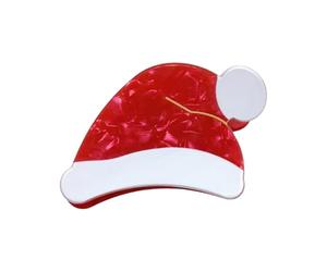 Accessoires de cheveux de Noël en acrylique étincelant pour les fêtes de vacances et les réunions de famille Pinces à cheveux sans danger pour les enfants