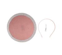 Accessoires de cheveux en maille Europe et aux États-Unis, pour mariée, fête, bal de fin d'année, saison, accessoires de tennis (rose, 26 cm)