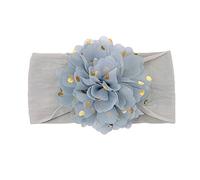 Accessoires de cheveux faits à la main pour bébé/nouveau-né, tout-petits, enfants et bébés, en Nylons, bandeaux, coiffeur, pour tout-petits (gris, taille unique)