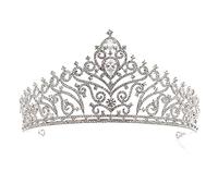 Accessoires de cheveux pour femmes Big Tiaras and Crowns Bandbands Engagement Wedding For Bridal Queen Green Luxury Pageant B