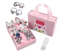 Accessoires de cheveux pour filles, clips de cheveux pour | Accessoires de cheveux pailletés pour filles - Ensemble de 18 élégantes prison princesse, coiffe ensemble de ballet scolaire pe