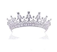 Accessoires de cheveux pour les femmes Fashion Baroque Luxury Crystal Bridal Crown Tiaras Light Gold Diadem Tiaras for Women Bride Wedding Style2