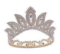 Accessoires de cheveux Tiara Crown For Women Fashion rétro rétro Baroque Style Crystal Tiaras Couronnes Diadem Bandons de la mariée ACCESSOIRES DE CHEUR ACCESSOIR