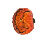 Accessoires de citrouille réalistes élégants en ABS - Accessoire d'éclairage saisonnier pour fête de magasin - Utilisation en extérieur - Tête de citrouille - Décoration d'Halloween