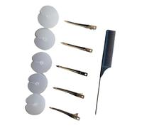 Accessoires de coiffure de qualité studio non ternis et divisions d'extension pour une transformation immédiate non toxique Peigne de coiffure pour extensions