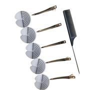 Accessoires De Coiffure De Qualité Studio Peigne Non Terni Et Divisions D'extension Pour Une Transformation Immédiate Pinces À Extensions De Cheveux Et Peigne Résistant À La