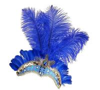 Accessoires de coiffure de showgirl | Bibi masqué, pour événements tels que les festivals, les cocktails, les carnavals, les mariages,