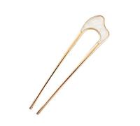 Accessoires de coiffure en forme de U, épingle à cheveux à disque court en forme de U - bâtons de cheveux de coiffure en métal vintage,Accessoires de coiffure en métal pour filles, pour femmes, filles